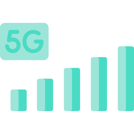 Velocidade máxima e cobertura 5G
